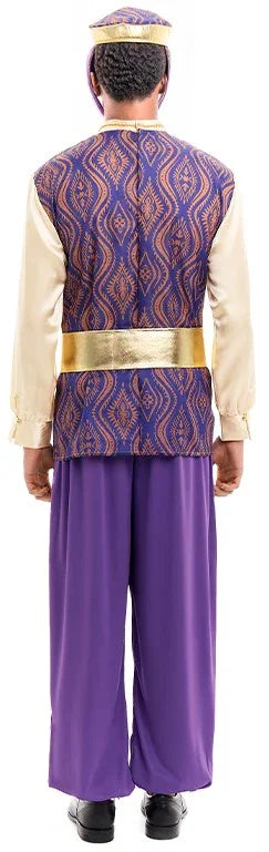 Disfraz de Paje del Rey Baltasar Morado para Hombre Pajes Reales Partilandia